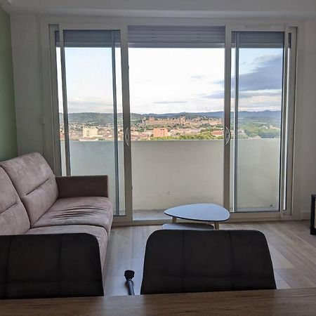 Appartment - Vue Imprenable Sur La Cite Medievale - Parking Gratuit - Climatise Carcassonne Eksteriør bilde